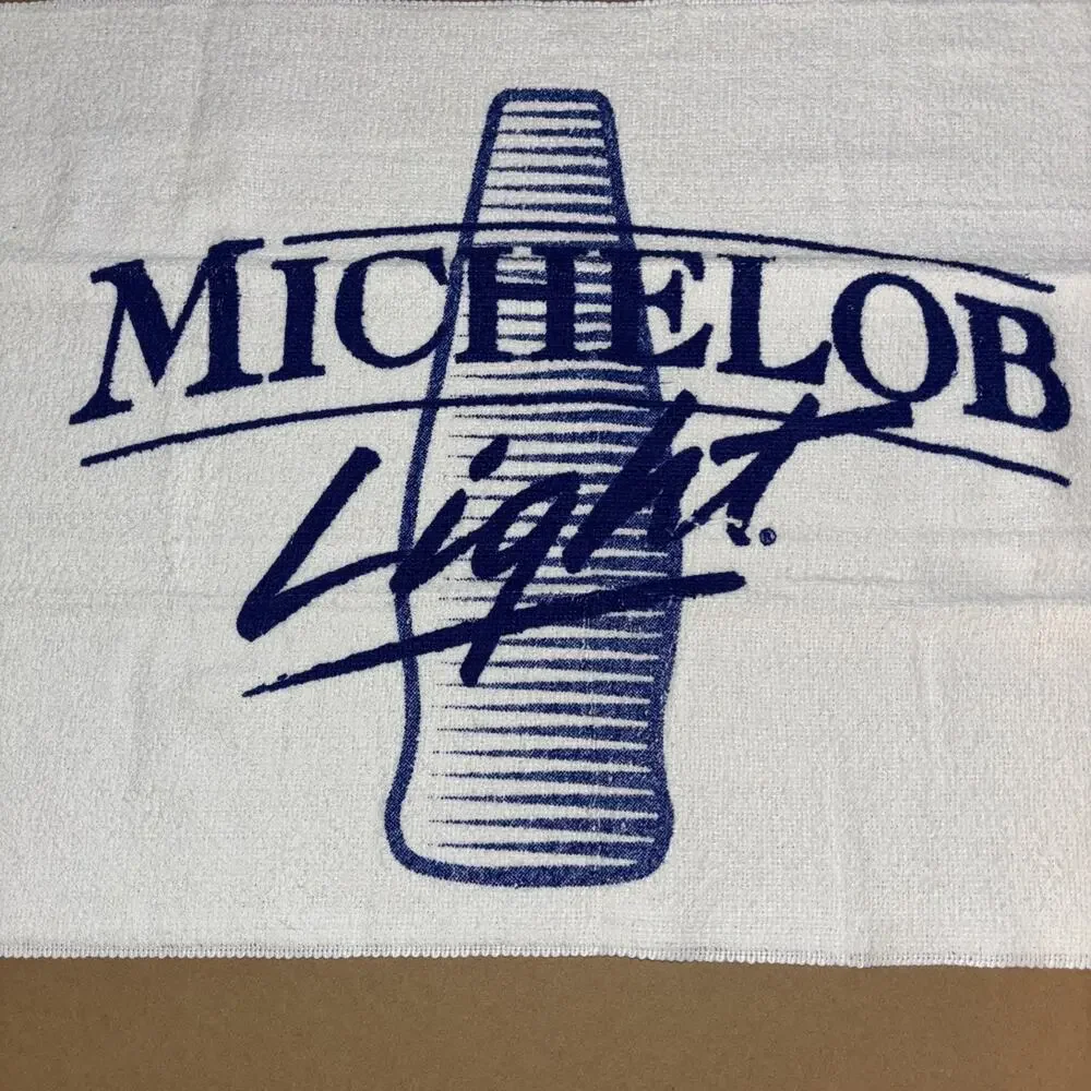 Vintage 90s Michelob Light Golf Towel New In Bag Made In USA